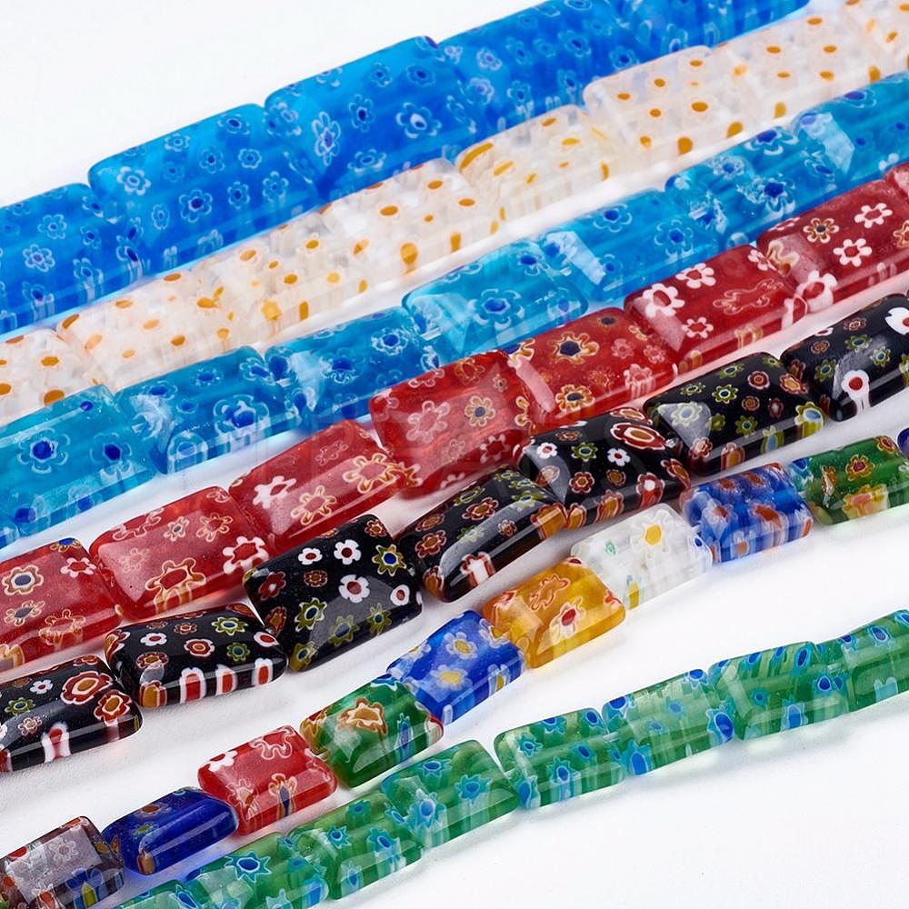 Handmade Millefiori Lampwork Beads Strands Lbeads