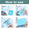 Plastic Embossing Folders DIY-GL0001-14-4
