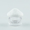 Mushroom Shape Transparent Acrylic Refillable Container with PP Plastic Cover PW-WG73815-09-1