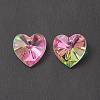 Faceted Glass Charms RGLA-L026-B12-4