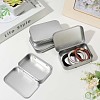 4Pcs Iron Jewelry Storage Boxes with Hinged Lid CON-SP0001-20B-3
