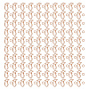 100Pcs Tibetan Style Hook and Eye Clasps FIND-GO0003-01RG-1