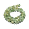 Natural Prehnite Beads Strands G-G457-6mm-03-3