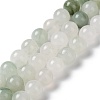 Natural Tianshan Cui Quartzite Beads Strands G-B046-01A-1