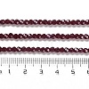Opaque Glass Beads Strands EGLA-A035-P3mm-A02-4