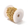 Rack Plating Brass Oval & Knot Link Chains CHC-I040-06G-4