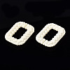 Spray Painted CCB Plastic Linking Rings CCB-Q091-009F-3