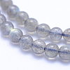 Natural Labradorite Beads Strands G-P342-09A-5mm-A++-3