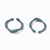 Spray Painted Alloy Cuff Rings RJEW-T011-13-RS-2