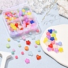 4 Style Transparent Acrylic Beads MACR-YW0001-62-6