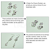 80Pcs 4 Style Tibetan Style Alloy Pendants TIBEP-PH0001-37-6