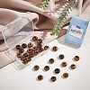 Natural Tiger Eye European Large Hole Beads G-NB0003-72B-04-4