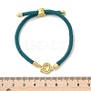Adjustable Nylon Cord Bracelets LS-BJEW-C096-01G-17-5