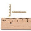 Rack Plating Brass Pave Cubic Zirconia Connector Charms KK-D044-01A-G-01-3