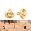 Brass Micro Pave Cubic Zirconia Pendants KK-U017-08A-G-3