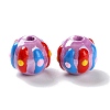 Handmade Porcelain Beads Strands PORC-L078-01M-2