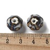 Vintage Porcelain Pumpkin Beads PORC-L080-A14-3