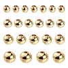 500Pcs 4 Styles Brass Round Spacer Beads KK-CJ0001-79-1