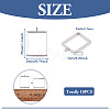 Alloy Open Back Bezel Big Pendants PALLOY-TA0021-02P-3