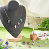 105Pcs 7 Colors Acrylic Imitation Gemstone Pendants FIND-TA0009-34P-7