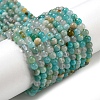 Natural Flower Amazonite Beads Strands G-A097-B02-02-1