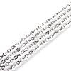 3.28 Feet 304 Stainless Steel Cable Chains X-CHS-F003-09P-D-1
