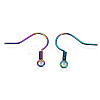 Ion Plating(IP) 304 Stainless Steel French Earring Hooks STAS-S119-018-3