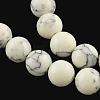 Synthetical Turquoise Gemstone Round Bead Strands TURQ-R035-10mm-05-1