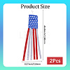 Independence Day Cloth Column Windsock Flag AJEW-WH20017-74A-2