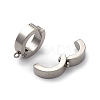 Tarnish Resistant 201 Stainless Steel Ear Cuff Findings STAS-I674-01P-1-2