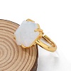 Hexagon Opalite Finger Rings RJEW-B113-02G-03-4