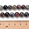 Natural Red Corundum/Ruby and Sapphire Beads Strands G-C259-B07-8mm-5