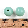 Opaque Solid Color Glass Beads GLAA-N007-10mm-A10-3