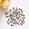 Iron Screw Eye Pin Peg Bails IFIN-E561Y-R-3