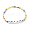 Glass Seed Beads Stretch Bracelets Sets BJEW-JB06120-7