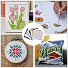 12Pcs 6 Colors 11CT Cross Stitch Fabric Sheets DIY-CY0002-77B-5