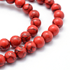 Synthetic Howlite Bead Strand G-E439-10mm-01A-1
