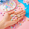 120Pcs 6 Colors Opaque Resin Cabochons CRES-TA0001-28-7
