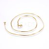 304 Stainless Steel Snake Chain Necklaces MAK-L015-03C-2