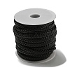 10M Flat Imitation Leather Braided Cord LC-XCP0001-05-1