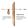 Imitation Leather Cabinet Handle Pull Knob DIY-WH0258-81B-5