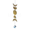 Moon Phase Theme Crystal Glass Sun Catcher Pendant PW-WG27FA6-01-1