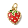 Rack Plating Brass Enamel Charms X1-KK-B092-25G-1