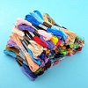 50 Skeins 50 Colors 6-Ply Polycotton Embroidery Floss PW-WG50154-01-2