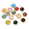 Natural & Synthetic Mixed Gemstone Pendants G-G012-09D-1