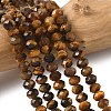 Natural Tiger Eye Bead Strands G-D344-A20-03-1