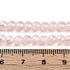 Baking Paint Transparent Glass Beads Strands DGLA-N011-4mm-03-4