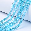 Electroplate Glass Beads Strands LS-EGLA-A044-T8mm-B08-1
