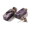 Natural Amethyst Dropper Perfume Bottle DJEW-H010-01G-01-2