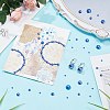 70G  5 Styles ABS Plastic Imitation Pearl Cabochons OACR-SC0001-45E-4